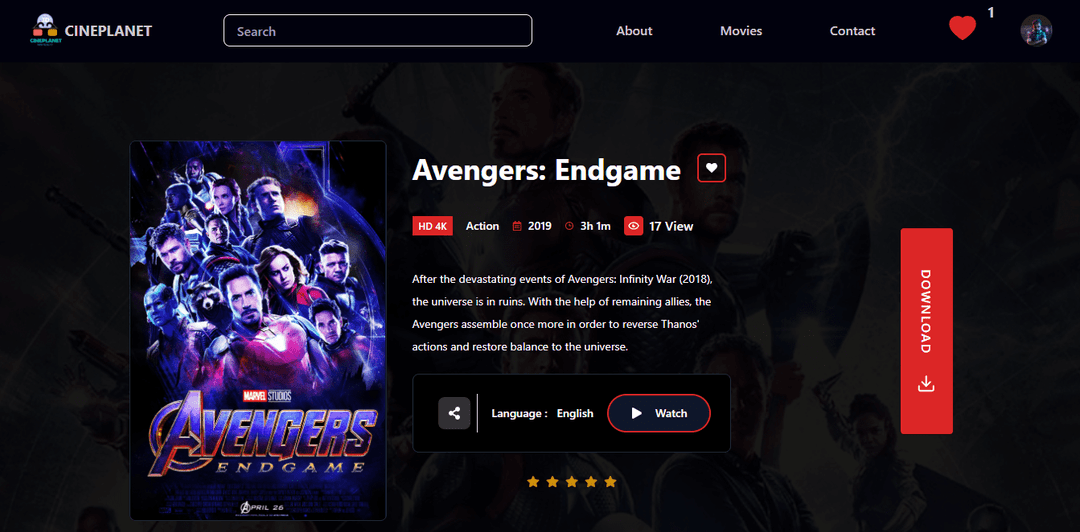Video Streaming Web Application